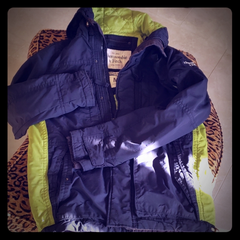 ABERCROMBIE Fish Hawk Cliff Jacket M blue